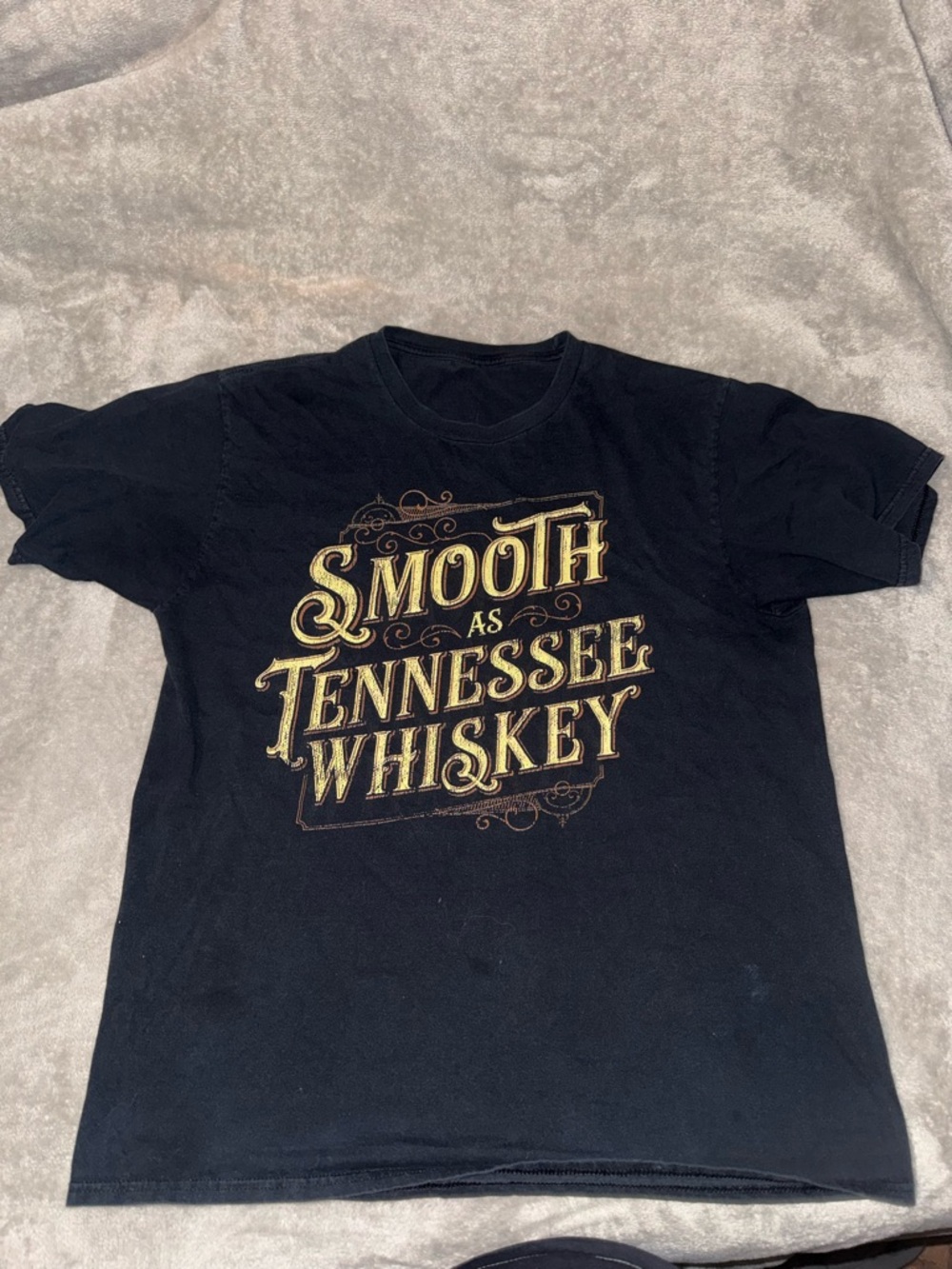 Black "Smooth As Tennessee Whiskey" Graphic Tee